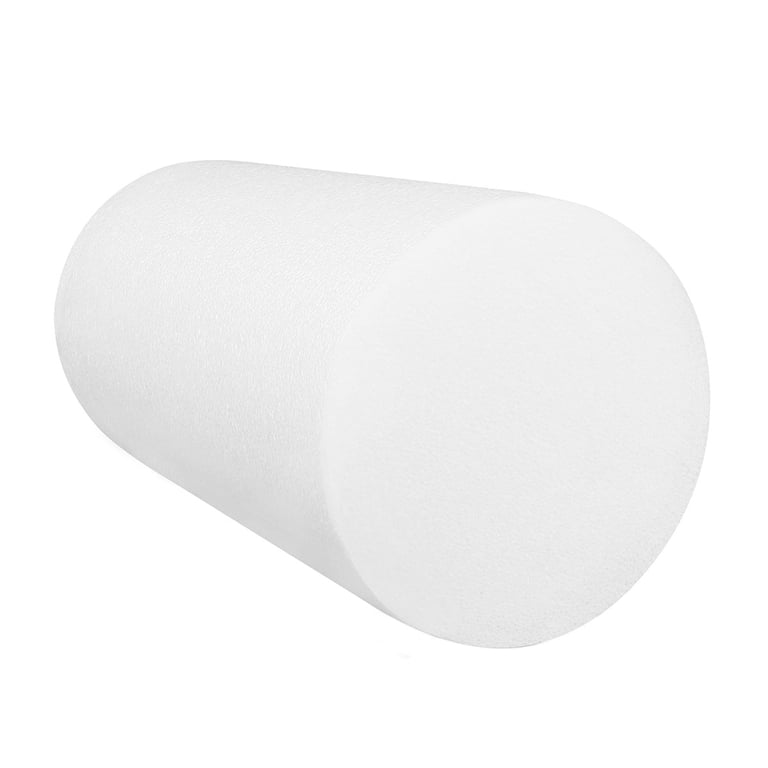 White PE Foam Roller, 6 x 12 Inches photo 1