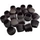 thumbnail image 1 of Round Plastic Plug, 20 Pcs Black Tube End Plug Chair Glides Round End Plug Furniture Chair/leg Pipe Cover Insert (25mm), 1 of 5