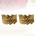 thumbnail image 3 of 4pcs Golden Napkin Rings Leaves Shape Napkin Buckles Metal Iron Napkin Holders Dinning Table Tissue Setting Decoration for Party Table, 3 of 8