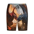 thumbnail image 6 of Daiia Lava Dragon Mens Woven Stretch Pajama Short,Short Pajama Pants-Large, 6 of 7