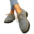 thumbnail image 5 of YOUYEDIAN Loafers for Women Round Toe Fashion Platform Heel Comfy Shoes Slip On Strap Design Casual Shoes, 5 of 5