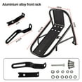thumbnail image 3 of 23x15x12Cm Electric Bicycle Front Rack Aluminum Alloy Luggage Carrier Racks Bicycle Luggage Carrier High Quality Bike Rack, 3 of 10