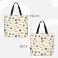 thumbnail image 3 of Vsdgher Sushi and Rolls print Tote Bag for Women Shoulder Bag with Zipper Large Shoulder Bag Handle Handbag Portable Washable for Travel, Work, 3 of 8