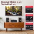 thumbnail image 6 of Pyle Wireless Bluetooth Streaming Amplifier, 300W Multi Channel Home Audio Receiver System with HDMI in/Out, Optical/Coaxial, FM Radio, USB/SD, AUX, RCA, Mic in, and BT/FM Antenna, 10.2x9.8x2.8, 6 of 7