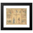 thumbnail image 2 of Edward Von Steinle 18x15 Black Modern Framed Museum Art Print Titled - Christ on the Cross with Six Scenes from the Life of Christ (ca. 1850), 2 of 5