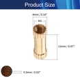 thumbnail image 2 of HUGFEGWE M3x12mm Female Thread Knurled Nuts,Hx4mm OD Brass Threaded Insert Embedment Nuts Hydraulic Welded Joint Injection Molding Assortment Kit for 3D Printing Injection Molding 80PCS CJB91-24953, 2 of 6
