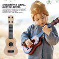 thumbnail image 1 of Modelo de guitarra pequeña para niños, cuerda de ukelele ajustable, juguete para niños, regalos de vacaciones Ndcxsfigh libre de BPA, 1 of 8