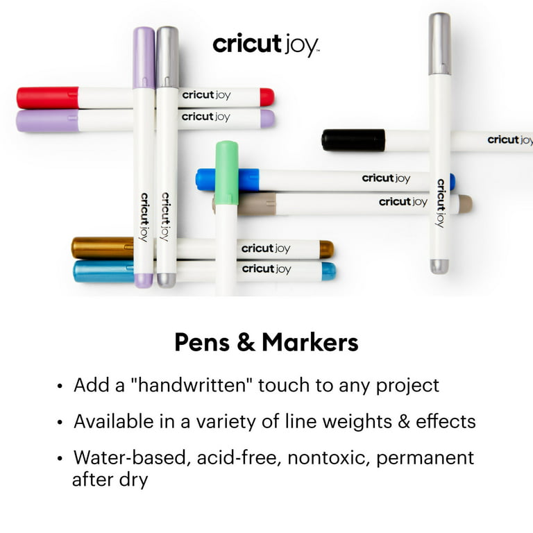 Cricut Joy™ Fine Point Pens 0.4, Red/Green/Violet (3 count), Fine Point 