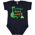 thumbnail image 3 of Inktastic My Great Aunt Loves Me Boys Baby Bodysuit, 3 of 5