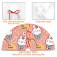thumbnail image 4 of Yiaed Rabbit So Cute Print Christmas Tree Skirt , Tree SkirtsTree Mat for Christmas Winter Holiday Indoor Decorations-36", 4 of 7