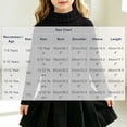 thumbnail image 3 of BLVB Girls Turtleneck Sweaters Long Sleeve Jumper Tops Teen Kids Casual Soft Pullover Fall Winter Outfits(Black,13-14 Years), 3 of 6