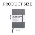 thumbnail image 5 of 3pcs Business Notebook Portable Organiser - A5 Strap - Premium Grey (96 sheets, 192 pages), 5 of 5