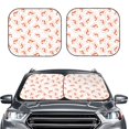 thumbnail image 2 of Windshield Sun Shade, Shrimp No.9031 Foldable Car Sun Shade Windshield For Front, 2 Pieces, 2 of 4