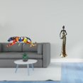 thumbnail image 2 of Escultura de animal caminando, adorno, figura decorativa, estatua, resina, artesanía, coleccionable, arte moderno, decoración de escritorio, ideal par, 2 of 8