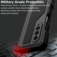 thumbnail image 4 of for Samsung Galaxy Z Fold 4 Metal Case with S Pen Holder, Military Rugged Heavy Duty Z Fold4 Case Built in Screen Protector Full-Body Drop Protection Kickstand Phone Case for Z Fold 4 - Black, 4 of 13