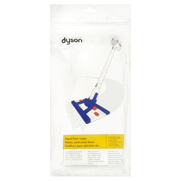 Dyson Hard Floor Wipes Fresh Scented Wet Wipes, 12 count