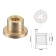thumbnail image 3 of Unique Bargains 4x8x8mm Roulements à Brides Bronze Fritté Bague Auto-Lubrifiante 4 Pack, 3 of 5