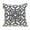Gray & White Lattice, variant on White and Gray Lattice Velvet Throw Pillow