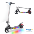 thumbnail image 1 of BIIST Trottinette Électrique pour Enfants 6.5 Pouces Argentée, avec Lumières LED avant et Lumières Brillantes Multicolores sur Tapis; Trottinette pour Enfants avec Moteur 150W, Trottinette Électrique Légère pour Enfants, 1 of 9