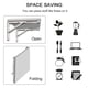 thumbnail image 2 of Naiovety 2 uds soportes de estante plegables de acero inoxidable de alta resistencia soporte de estante plegable para de trabajo ahorro de espacio Conjuntos de muebles de dormitorio No.2 Naiovety HA024806-02, 2 of 5