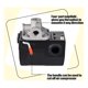 thumbnail image 4 of 4 Uds interruptor de presión 90-125psi interruptor de presión del compresor de 4 puertos Npt 1/4 y 0-200 Psi presión Compatible con, 4 of 5