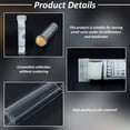 thumbnail image 4 of 10 PCS Round Clear Coin Storage Tube 0.9inch Inner Diameter Plastic Coin & Paper Money Tube with Screw on Lid Coin Holders Containers for Collecting Coins Banknotes Commemorative Coins, 4 of 7