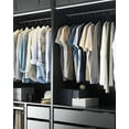 thumbnail image 6 of Supforce Closet Rods for Hanging Clothes,17-68in Stepless Adjustable Closet Rod,1.3in Diameter Heavy Duty Closet Hanging Rod, Matte Black, 6 of 9