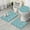 Halloween Ghosts And, variant on Halloween Ghosts and Bats Pattern Bathroom Rugs Sets 3 Piece,Toilet Cover Set,Absorbent Non Slip Bathroom Mats Sets with U-Shaped Contour Rug Toilet Rug Set