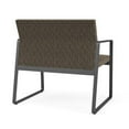 thumbnail image 5 of Lesro Gansett Steel and Fabric Waiting Room Guest Bariatric Chair in Charcoal/Adler Peppercorn, 5 of 5