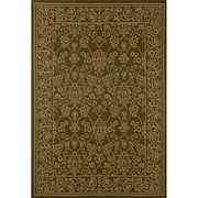 Art Carpet 29496 3 x 4 ft. Plymouth Collection Cosmic Flat Woven Indoor & Outdoor Area Rug, Green
