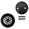 thumbnail image 1 of Westbrass D319-62 4.5 Inch Snap-in Shower Strainer, Matte Black, 1 of 3