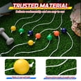 thumbnail image 3 of Juego de pelotas Lenwen Ladder Ball, paquete de 12, 4 colores con bolsa, 3 of 7