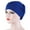 Sapphire, variant on Windfall Women's Cotton Beanie Turban Sleep Cap Chemo Hats Headband Muslim Cross Turban Scarf Soft Slouchy Hair Cover
