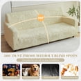 thumbnail image 2 of ANMINY Jacquard Stretch Sofa Slipcover Full Coverage Non Slip Sofa Cover with Elastic Bottom Pet-Friendly 1-Seater (35"-55"), 2 of 9