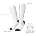 thumbnail image 4 of Pofeuu Travel Around The World Airplane Print Stockings, Adult Running Hiking Socks for Youth and Adult, 4 of 6