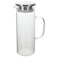 thumbnail image 1 of 1Pc Heat Cold Resistant Glass Teapot Practical Office Glass Tea Kettle for Home, 1 of 8