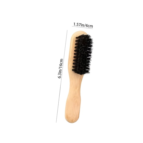 ACDANC Boar Bristle Slick Back Hair Brush for Sleek Ponytail Bun & Smoothing Baby Hairs, Flyaways, Edge Control - Backcombing & Teasing