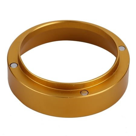 

Dosing Funnel Coffee Dosing Ring with Magnetic Aluminum Coffee Dosing Funnel Dosing Ring Replacement Coffee Maker Accessory[51MM ]