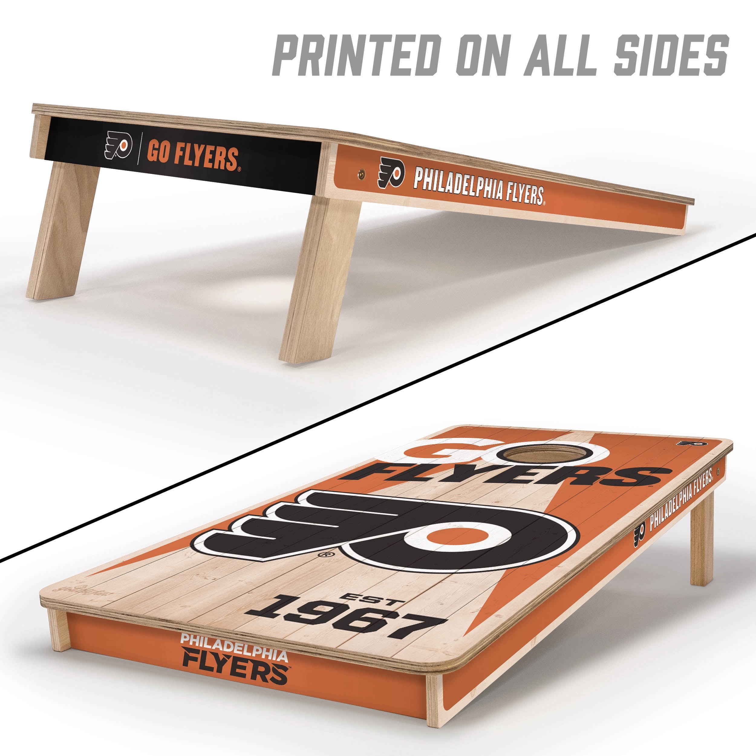 YouTheFan NHLPhiladelphia Flyers 2' x 4' Cornhole Game