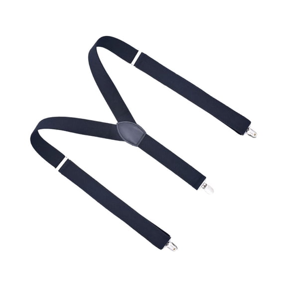 Niceauty Fashionable Trouser Braces Women Suspenders Dark Blue 1 Set