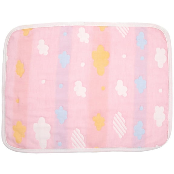 OFFIGAM Pink Washable Bed Underpads for Kids Soft and Comfortable Incontinence Pad Made of Gauze and Fiber 34 x 36 Inches