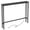 Black, variant on IVV 39.4" Narrow Console Table with Charging Station (2 AC Outlets & 2 USB Ports), Slim Metal Frame Sofa Table with Anti-Tip Device & Adjustable Feet, for Living Room Apartment, Rustic Brown