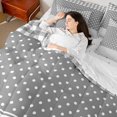 thumbnail image 4 of Manfei Modern Checkered 7pcs Queen Bedding,Minimalist Polka Dot Bedding Comforter Set Queen,Gray,Reversible, 4 of 7