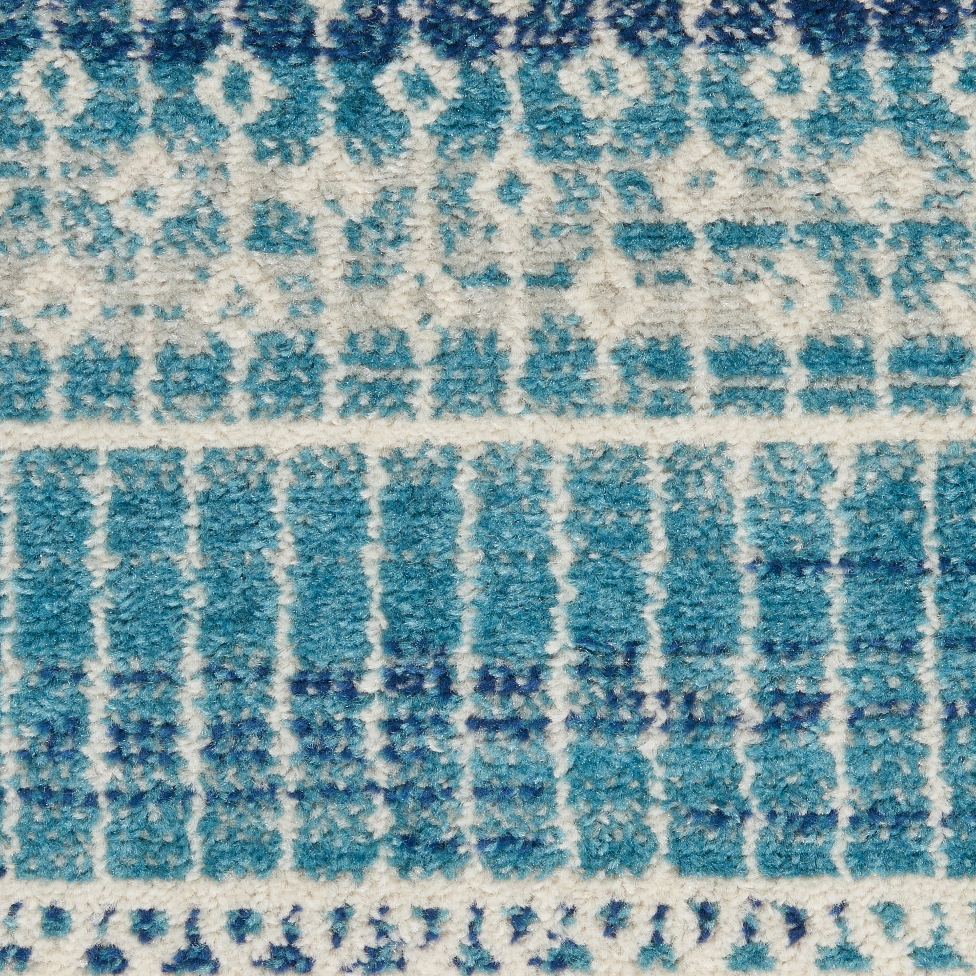 Nourison Passion Bohemian Navy Blue 8' x  10' Area Rug, (8x10)