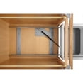 thumbnail image 5 of Rev-A-Shelf Double 50 Qt Cabinet Trash Cans and Pull Out System, Silver, 5 of 13