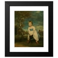 thumbnail image 2 of Sir Joshua Reynolds 20x24 Black Modern Framed Museum Art Print Titled - Portrait of Master William Cavendish, Standing Astride a Black Dog, in a Landscape, 2 of 5