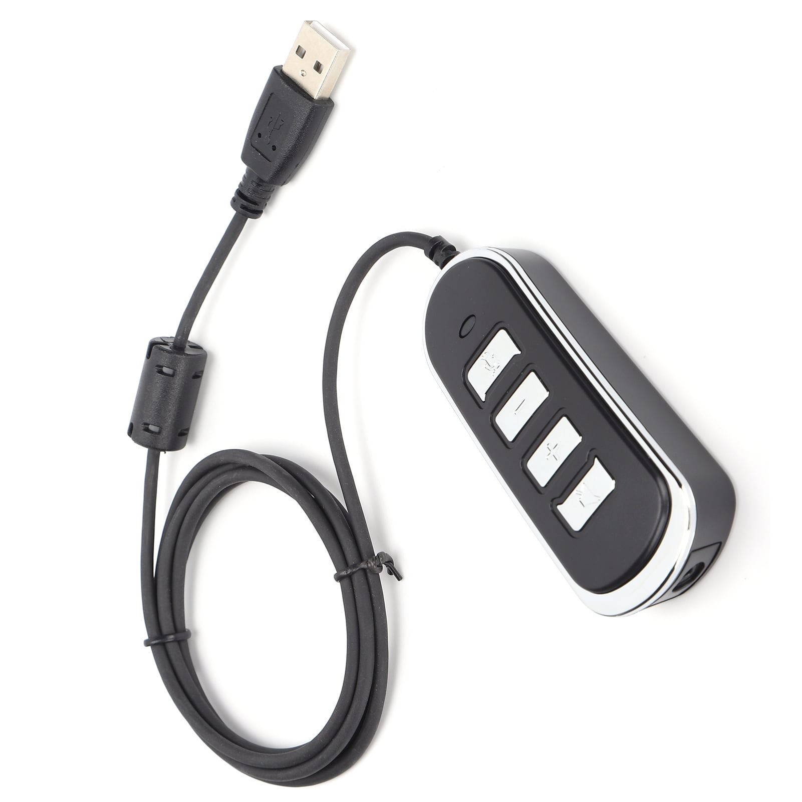 Fyydes 3.5mm To USB Adapter,Call Center Headset Adapter Wired 3.5mm