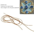 thumbnail image 3 of Herwey Copper Wire Sewing String,Stitch Thread,Embroidery Thread Copper Wire Sewing Stitching Gloss 1.5mm  Dia. Manual DIY String, 3 of 8