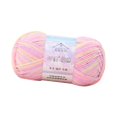 thumbnail image 4 of 1 rollo Materiales de hilo de crochet Hilo de tejido de aguja 50 g Hilo de tejer para elaboración de amortiguadores de almohada de almohada de tirón Rosa, 4 of 8