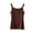 Coffee, variant on Drses Women's Tank Tops Women's Summer Large Casual Fashion Solid Color Round Neck Top Tank Top Womens Summer Tops